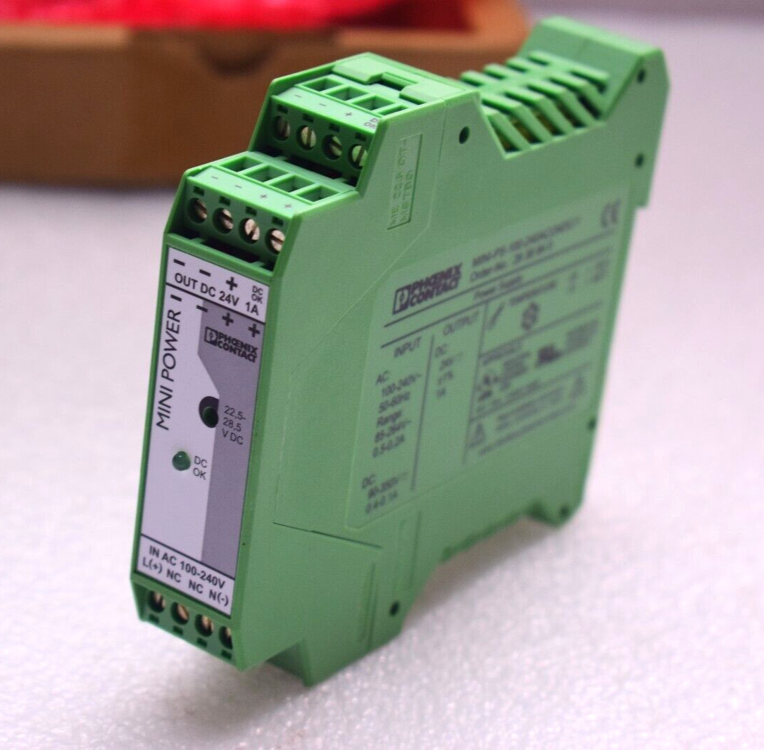 MINI-PS-100-240AC/24DC/1 PHOENIX CONTACT POWER SUPPLY 2938840