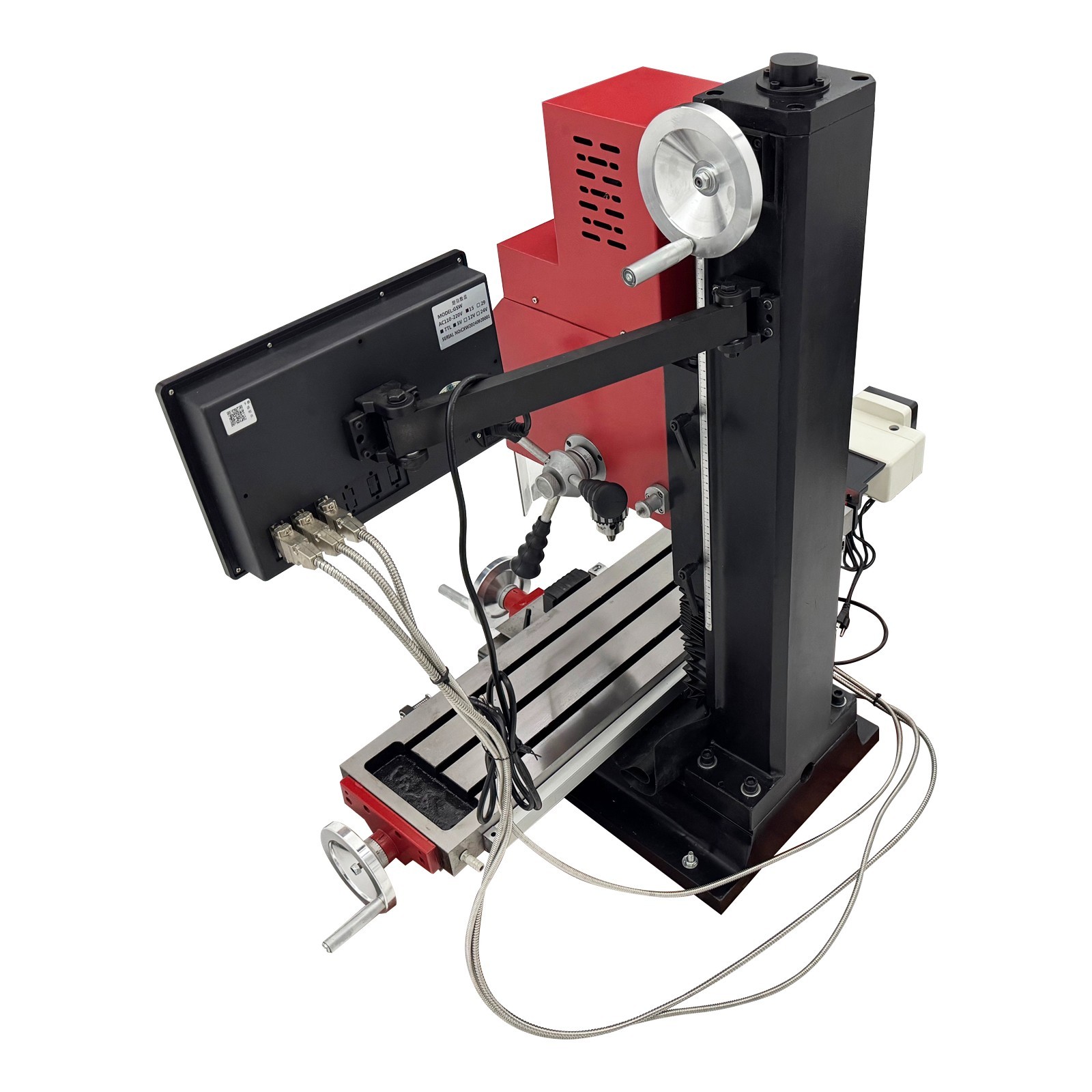 Precision Milling and Drilling Machine 1500W 3-Axis 50-2250RPM for Metalworking