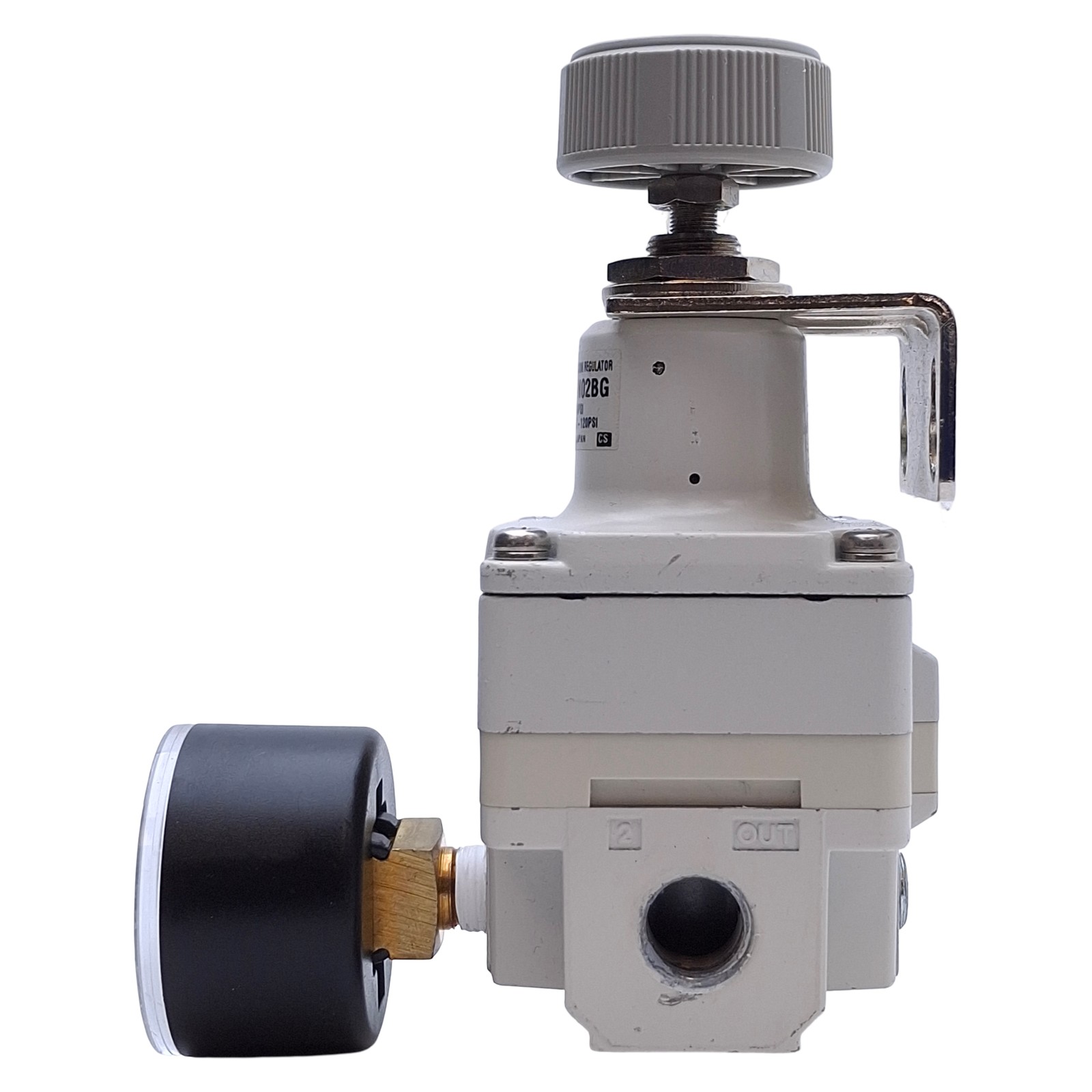 SMC IR2020-N02BG Precision Regulator 0.01-0.8MPa Range, 1/4″ NPT, 150psi Max