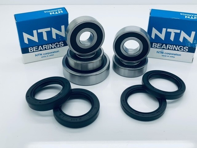 NTN Front & Rear Wheel Bearings & Seals kit for Kawasaki ZX10R 04-05