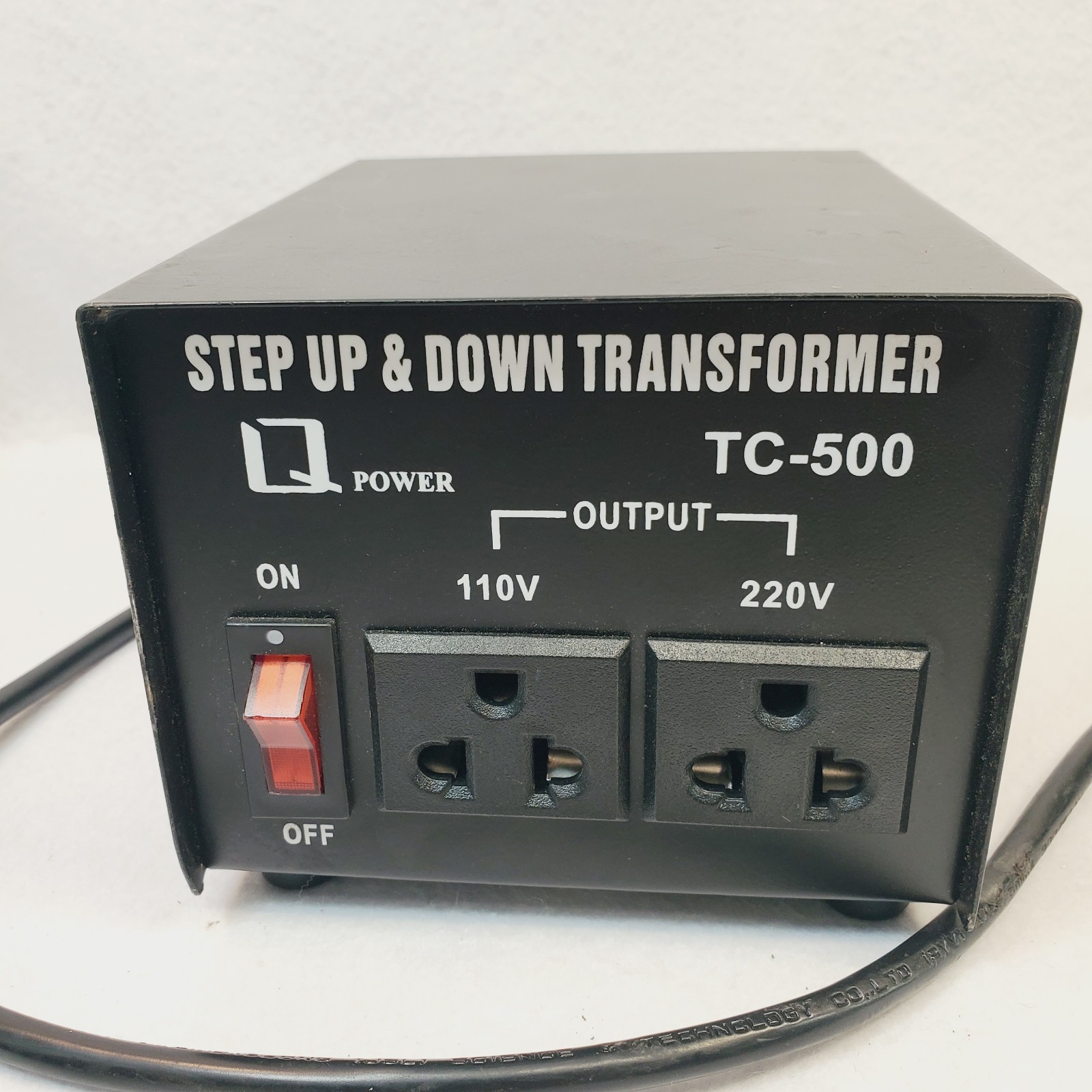 Q Power TC-500 Step Up & Down Transformer 110V-240V – 500W