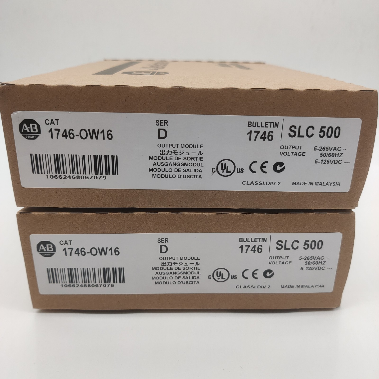 1PC New AB 1746-OW16 SLC500 SerD Output Module 1746OW16 NEW Factory Sealed PLC