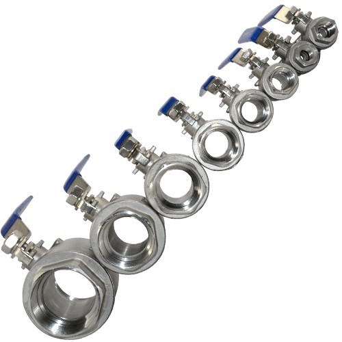 1/2″ to 4″ 1″ 2″ 3 inch NPT female threaded ball valve full port stainless steel