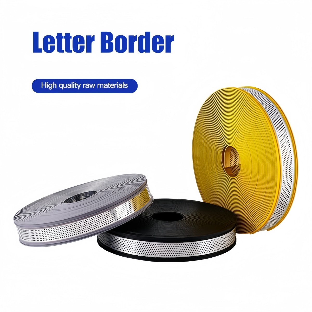 Punching Aluminum Plastic Coil for Channel Letter Strip w/ Holes Edge Trim Cap