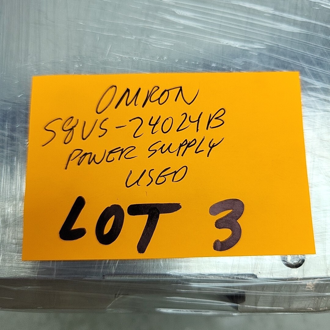 Omron S8VS-24024B Power Supply Input AC100-240V 3.8A Output 24VDC 10A *USED