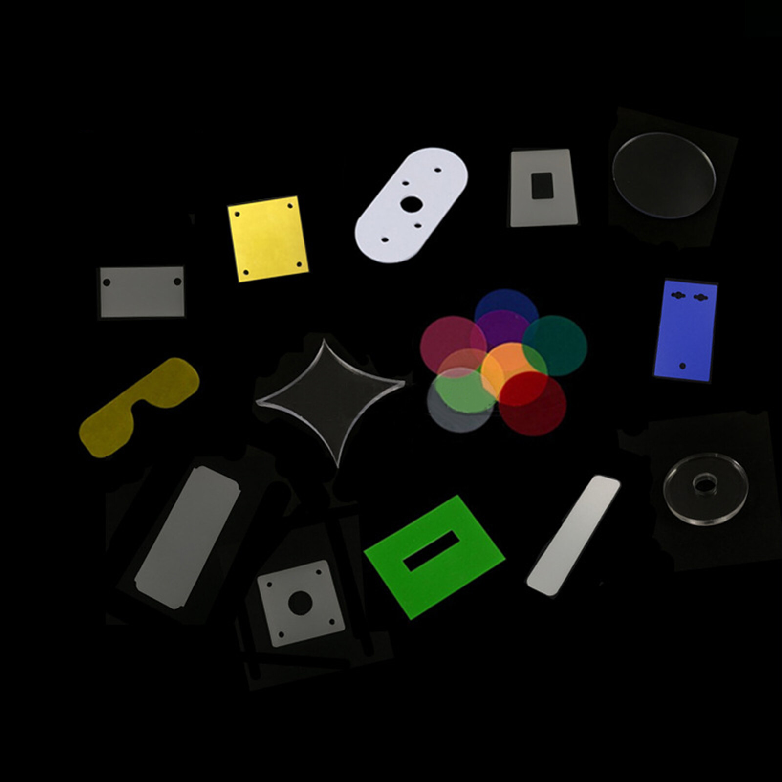 A4 PVC Color Plastic Sheet Set Transparent Color PVC Hard Sheet Color Rigid Film