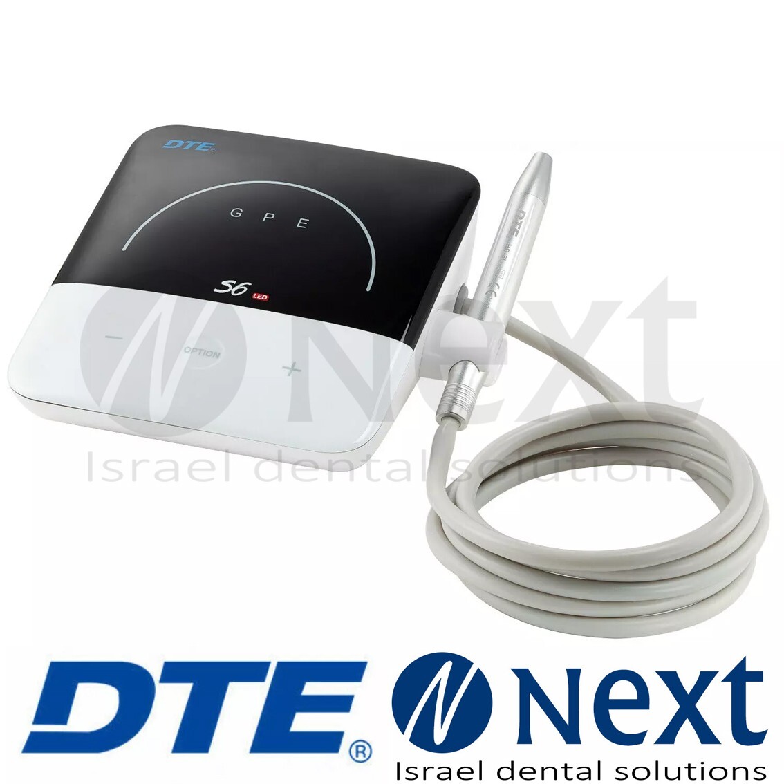 Woodpecker DTE Dental S6 Ultrasonic Piezo Scaler With 7 Tip HD-8H Handpiece