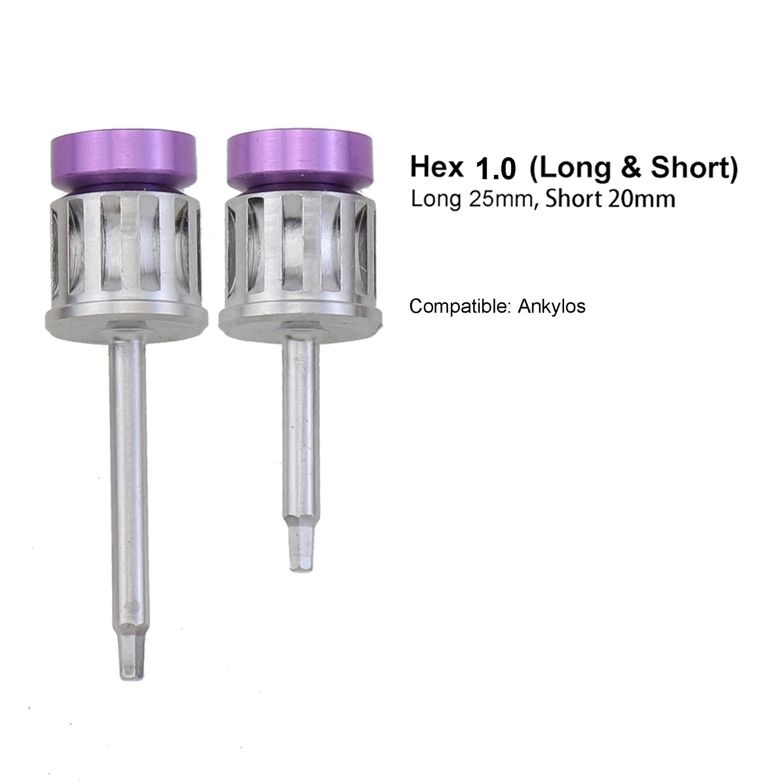 Universal Implant Screwdriver Hex Driver Hand Latch Dental Torque Wrench Adapter