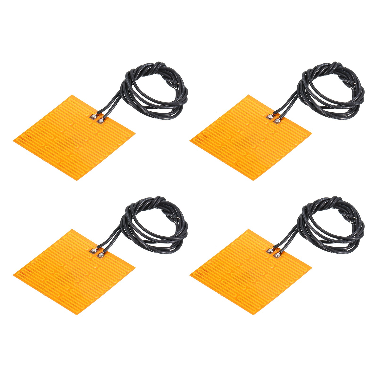 4 x Heater Film Heating Plate 4.9W 3.7V Polyimide Adhesive Heat Pad 36mmx24mm