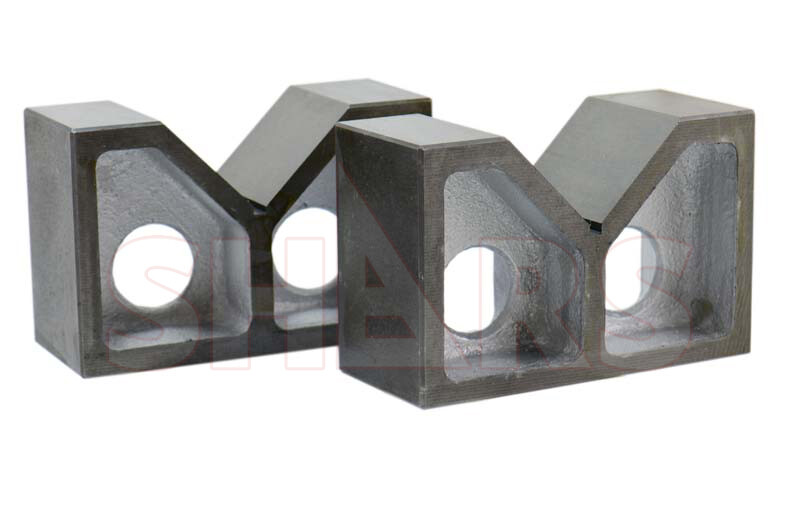 SHARS 6″ x 2-1/2″ x 3-1/2″ High Quality Cast Iron V-Block NEW #
