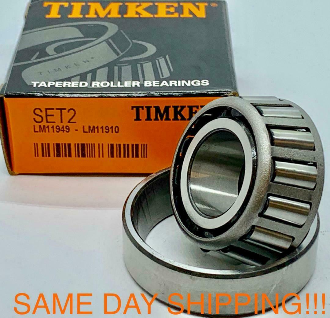 Timken USA Set2, Set 2 ( LM11949 & LM11910) A2 Cup & Cone SAME DAY SHIPPING!!!!