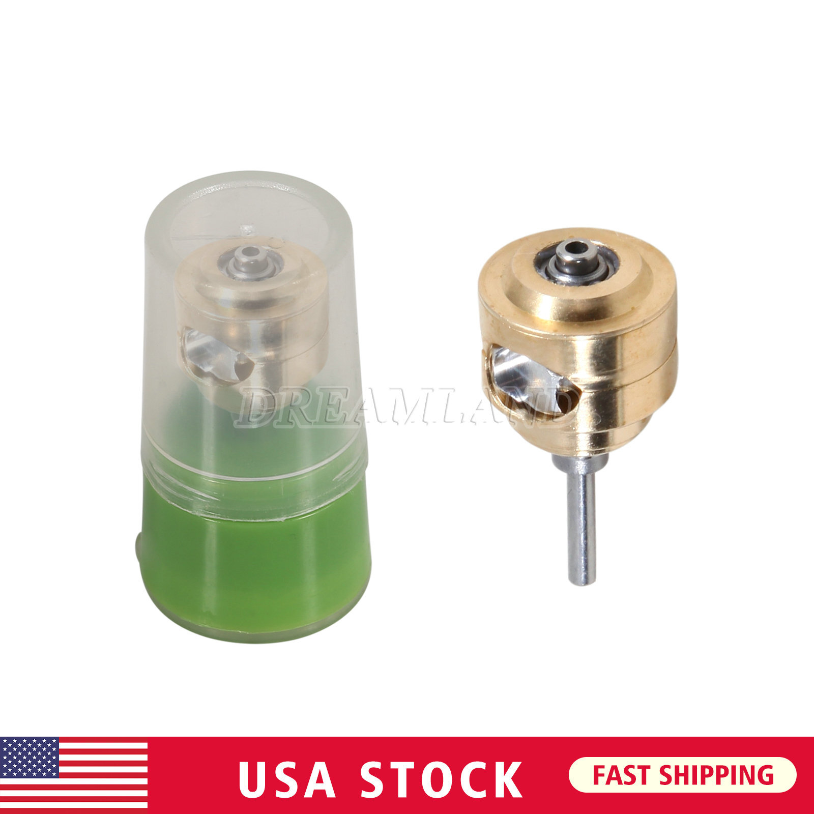 Dental Push Fast High Speed LED Handpiece SANDENT Turbine 4/2Hole Air Turbine
