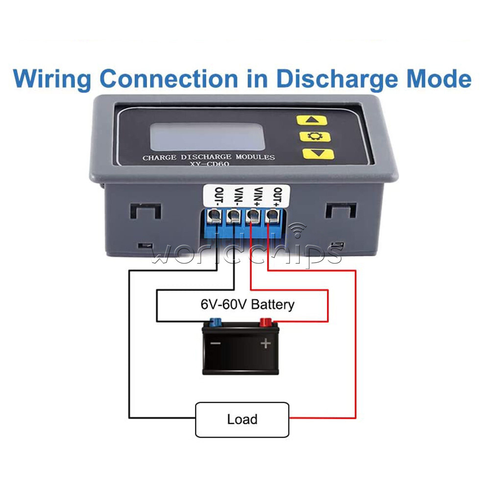 CD60 LCD Battery Charger Controller DC6-60V Charge Discharge Protection Module