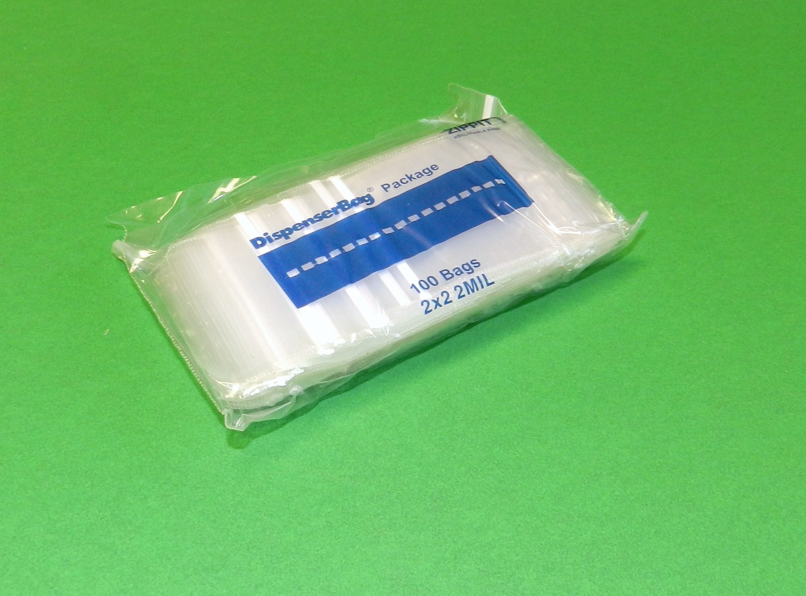 100 2″ x 2″ Zip Seal Lock Bags 2Mil Clear Squeezez Slide Reclosable 2×2 Baggies