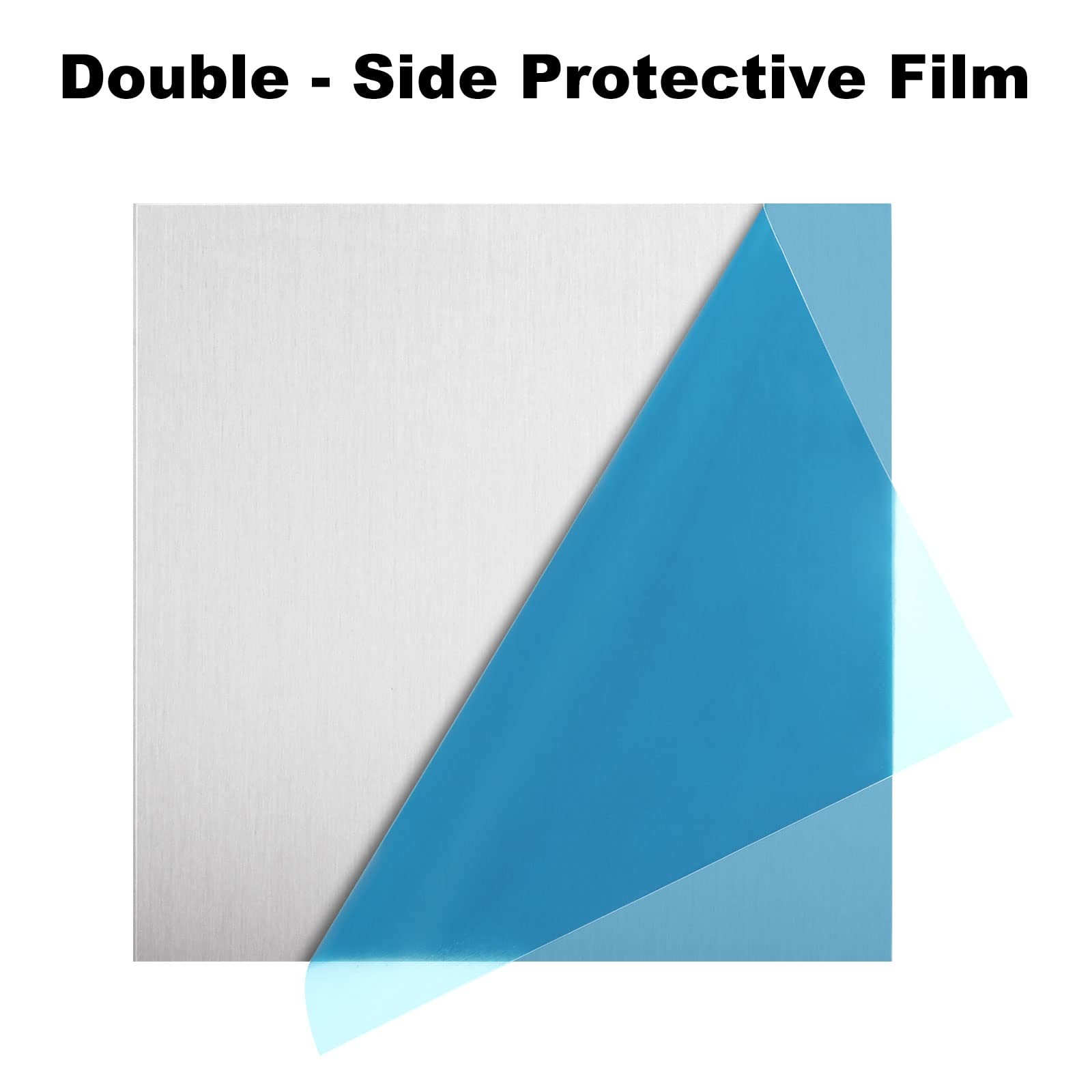 2 Pack 6061 T6 Aluminum Sheet Metal 6 x 6 x 0.236 (1/4) Inch Flat Plain Plate…
