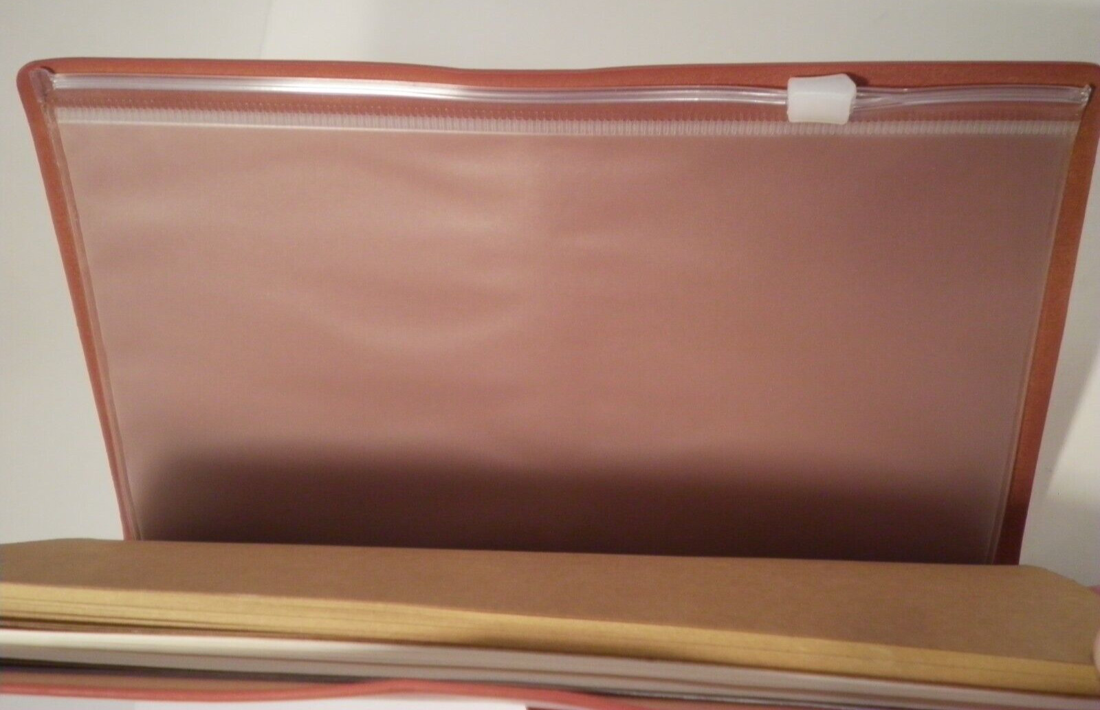 NIP Brown Leather Organizer Notebook May You Be Proud Difference You Make Thanks