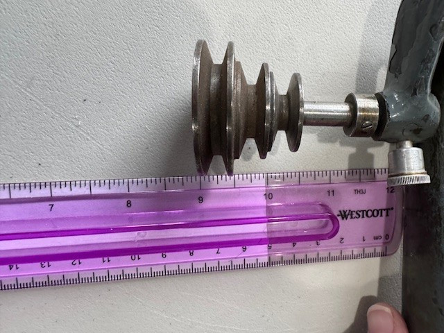 Pulley with Guard and Mounting Arm, Unknown Tool, Unbranded