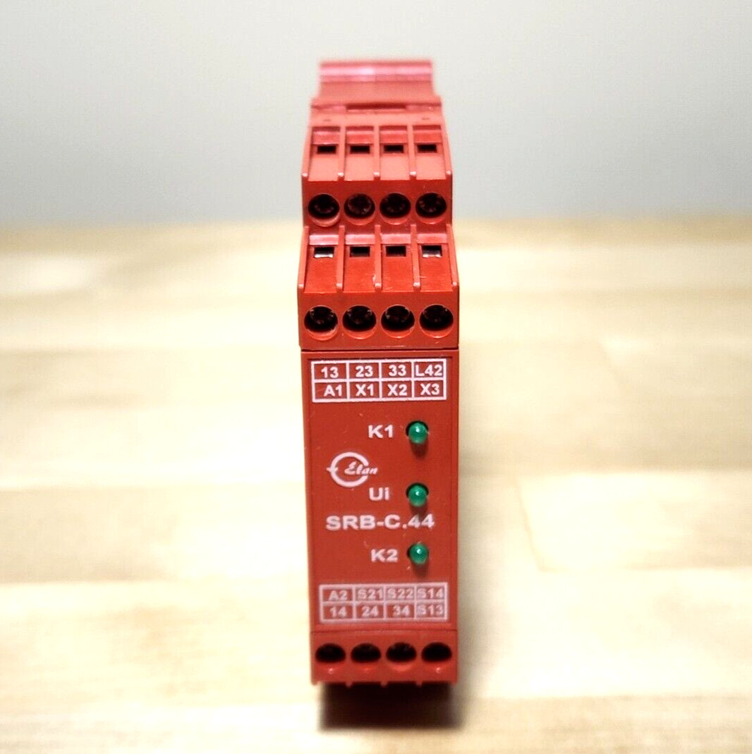 Elan Schmersal SRB-C.44-24V Safety Relay Module 24V AC/DC Emergency Stop 3 NO