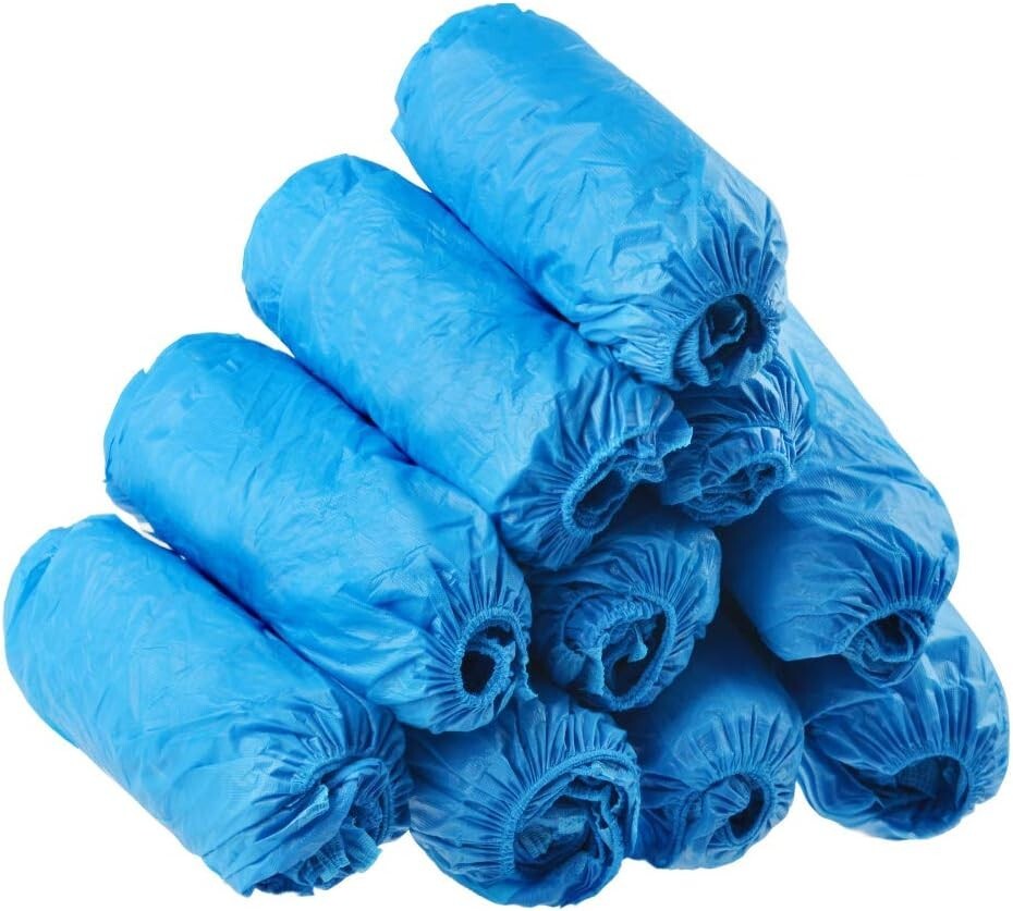 Disposable PP Shoes Cover 100PCS 100% Latex Free Non-Woven Water Resistant