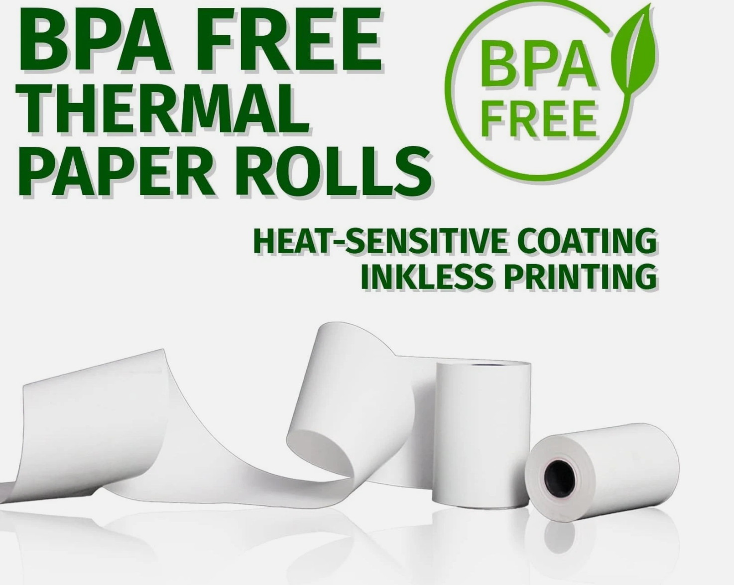 Thermal Paper Receipt Rolls 2.25″ x 50ft, GT214-50 50 Rolls/Box