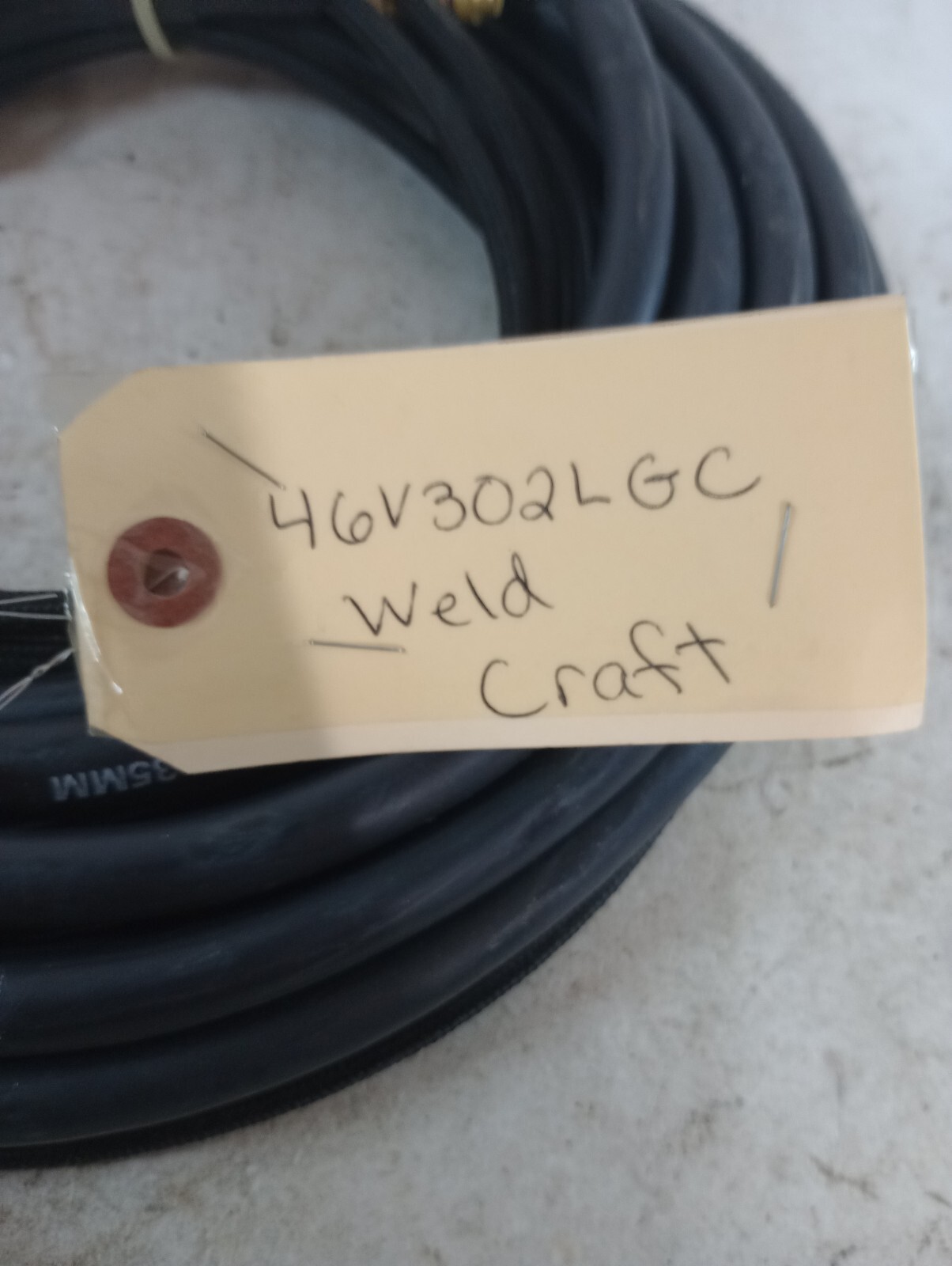 Weld Craft 46V30-2 Power Cable,Rubber,2Pc,25 Ft (7.6M)