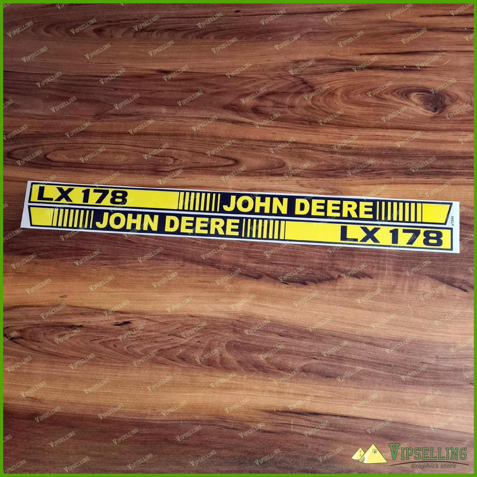 LX178 Lawn Tractor Hood Both Left Right Stripes Decals Stickers Part