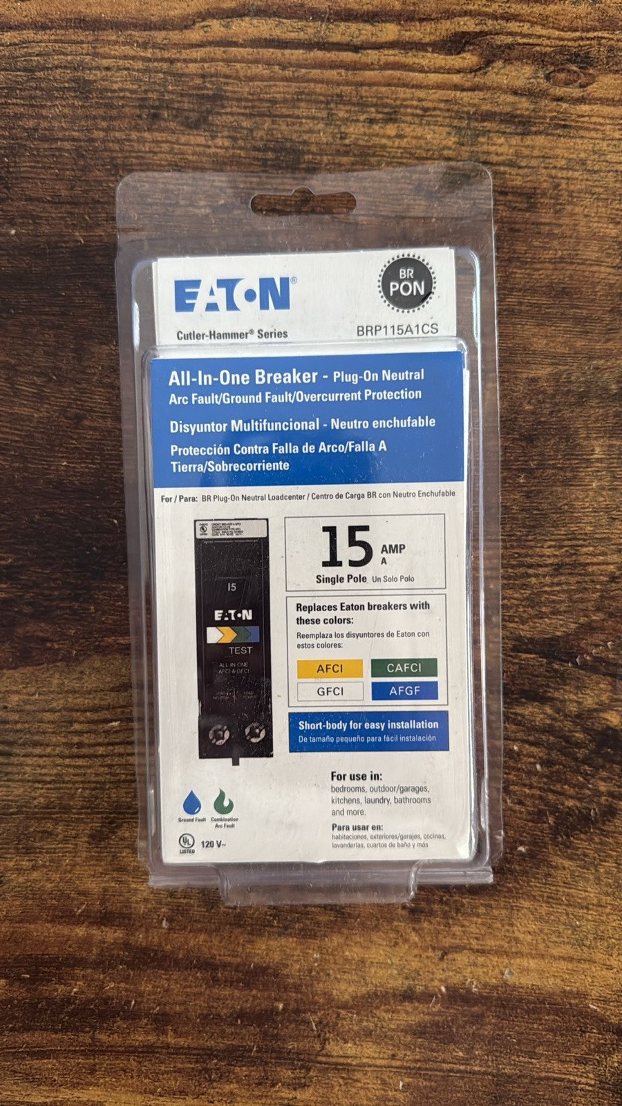Eaton BRP115A1CS 15A – All In One Breaker
