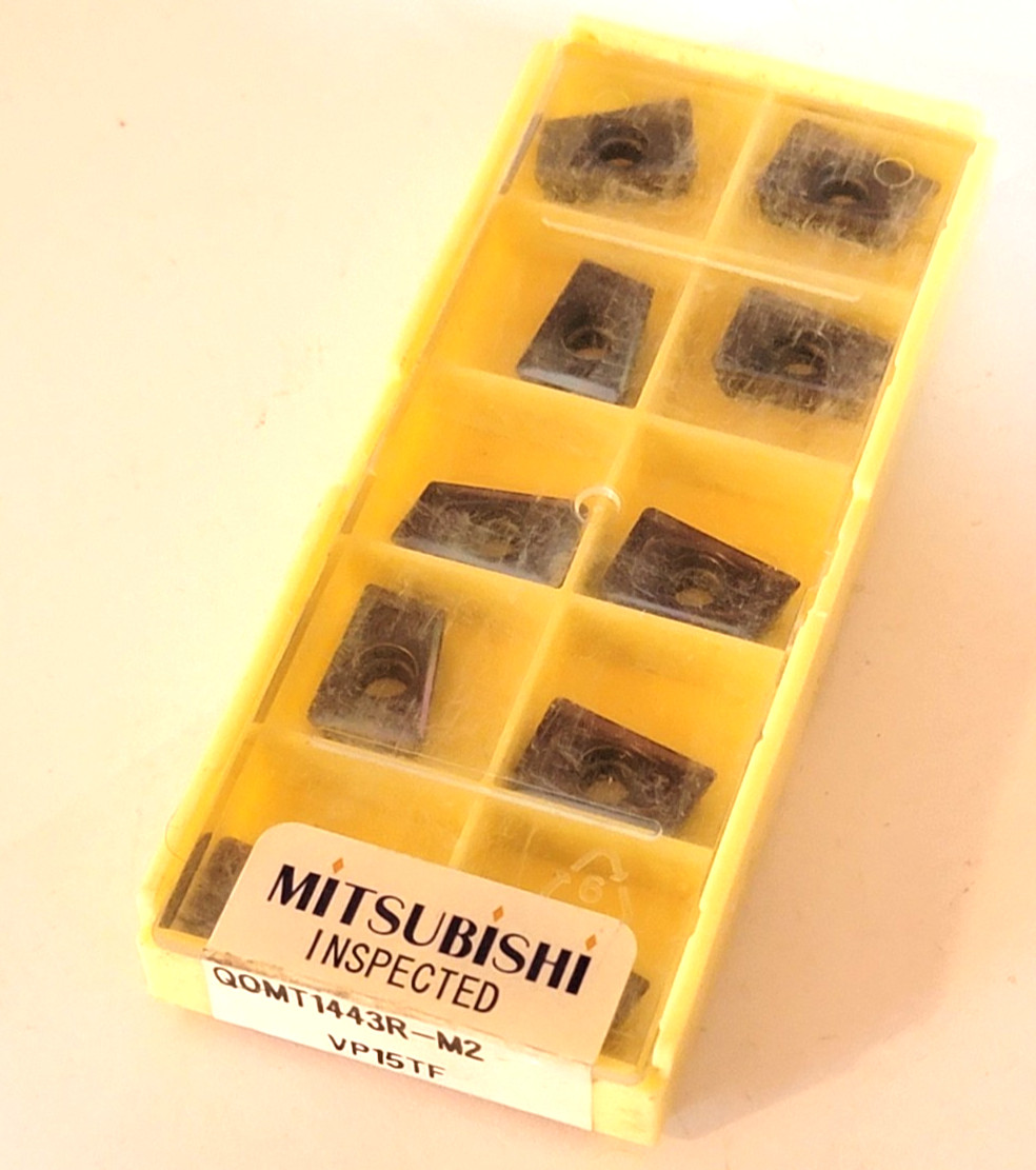 QOMT 1443R VP15TF MITSUBISHI ** 10 INSERTS *** FACTORY PACK ***