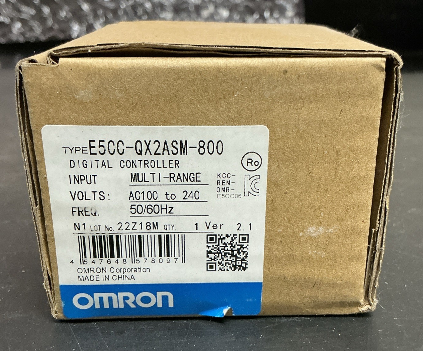 Lot of 3 Omron Digital Controllers | Type E5CC-QX2ASM-800