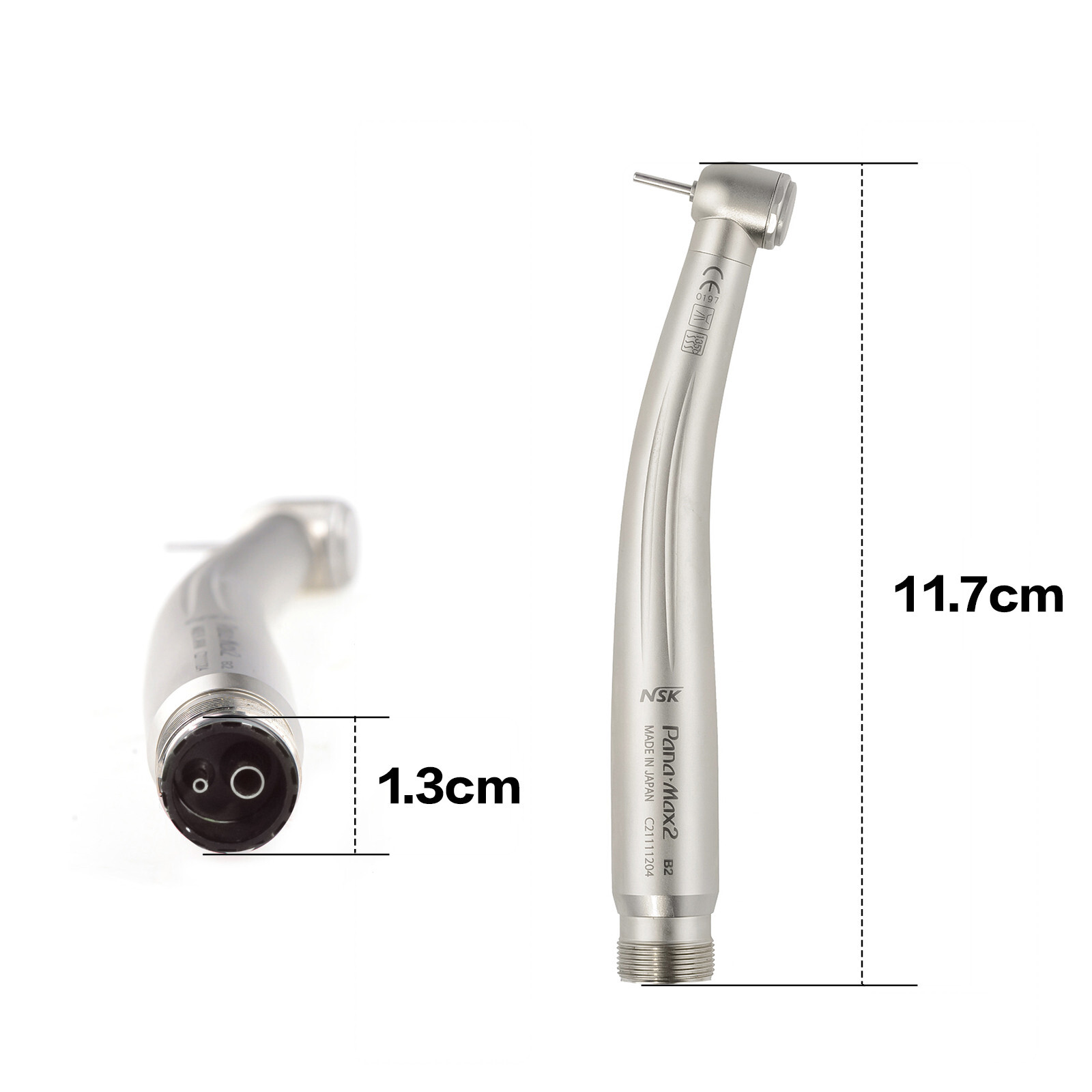 Dental Pana Max2 High Speed Handpiece Single Water Spray Ceramic Bearing B2 NSK