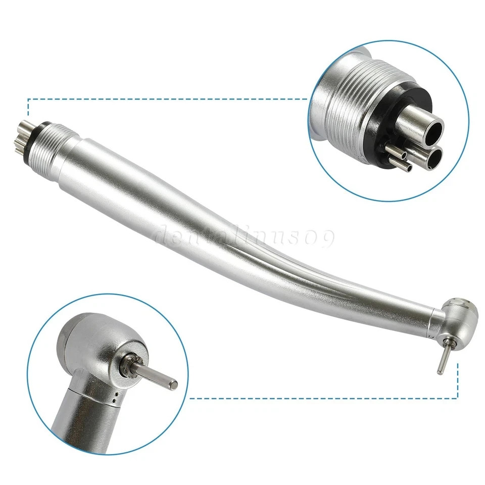 Mini Small Head Dental High Speed Handpiece Push Pediatric Kid 4 Hole Yabangbang