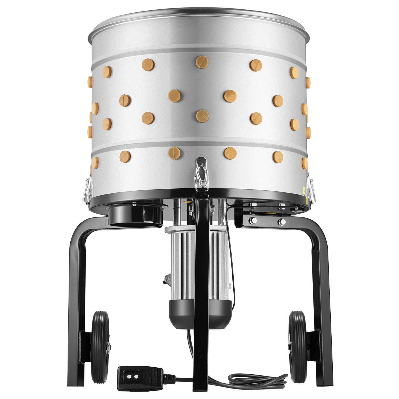Uimoso 19.7″ Electric Poultry Plucker Machine 750W, 275RPM, 114 Rubber Fingers