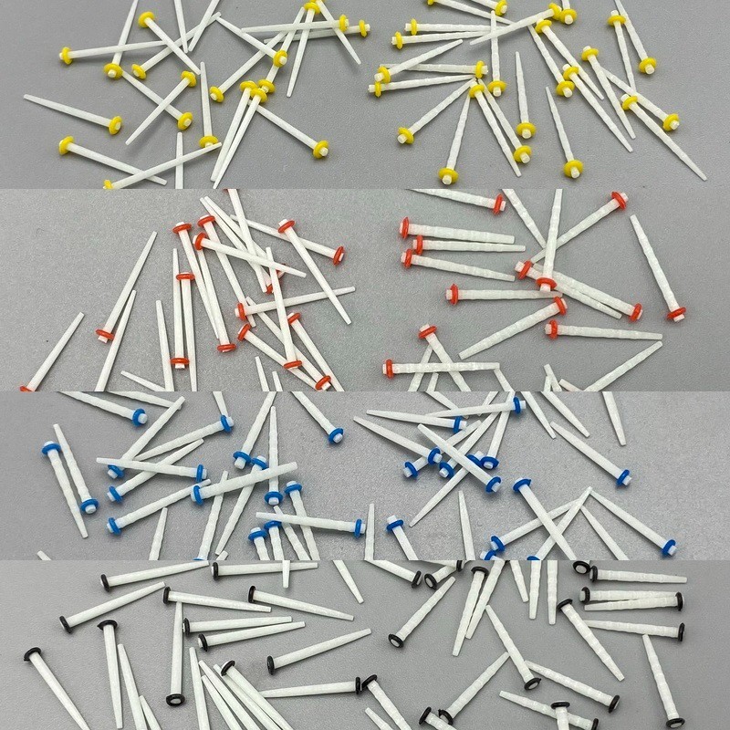 Glass Fiber Post Dental Fiber Post Teeth Restorative 1.2/1.4/1.6/1.8mm 200pc USA