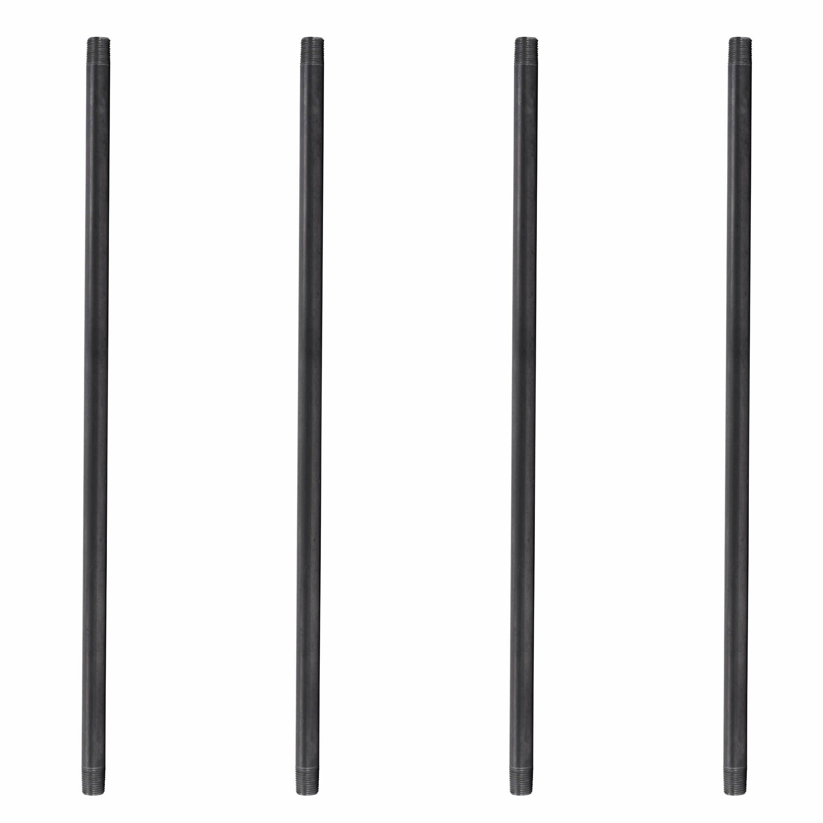 3/4 in. X 36 in. Black Pipe 4 Pack