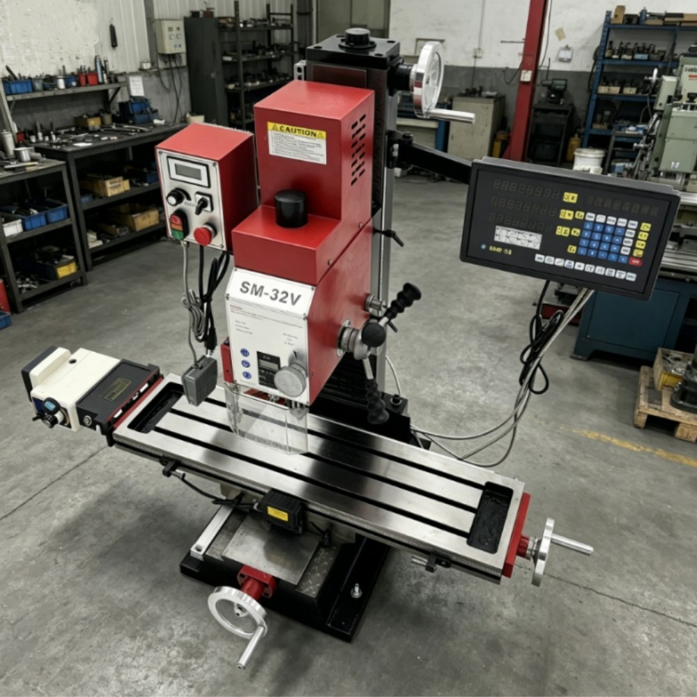 Precision Milling and Drilling Machine 1500W 3-Axis 50-2250RPM for Metalworking