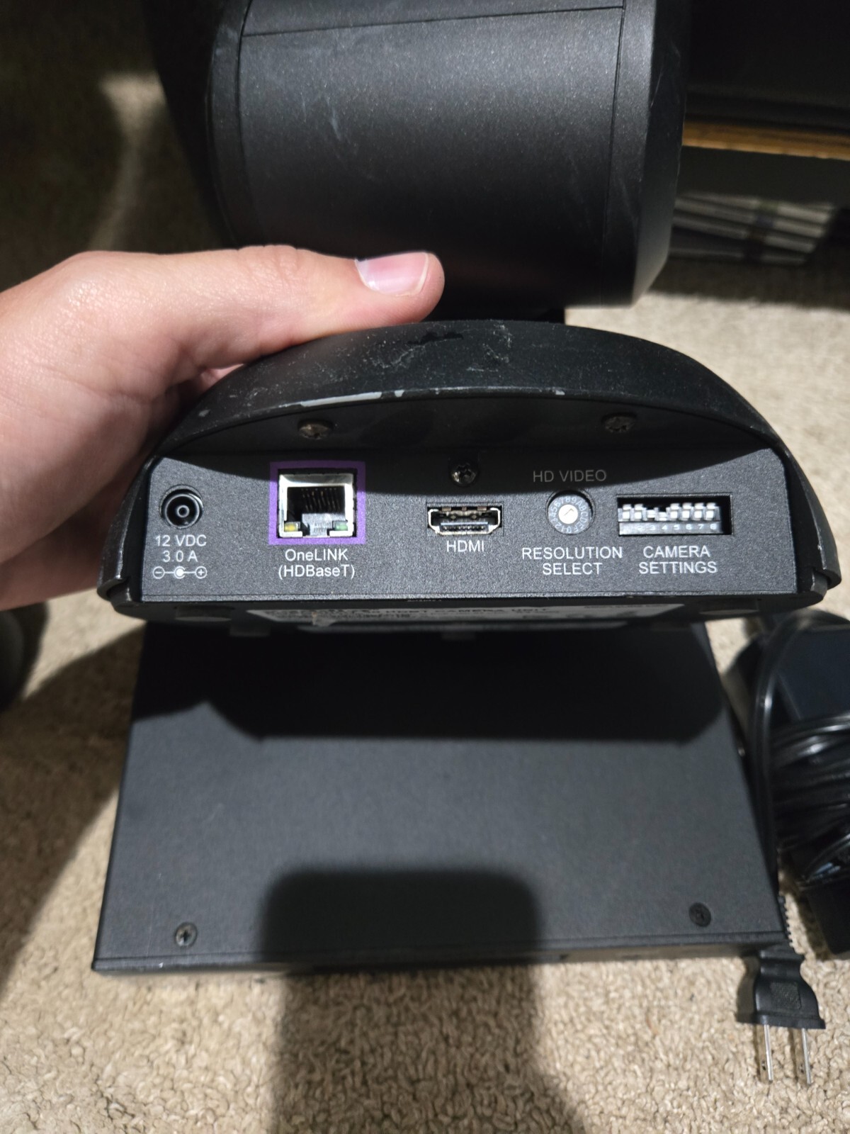 Vaddio ROBOSHOT 30 HDBT Camera PTZ Model 998-9963-000 with OneLink HDMI