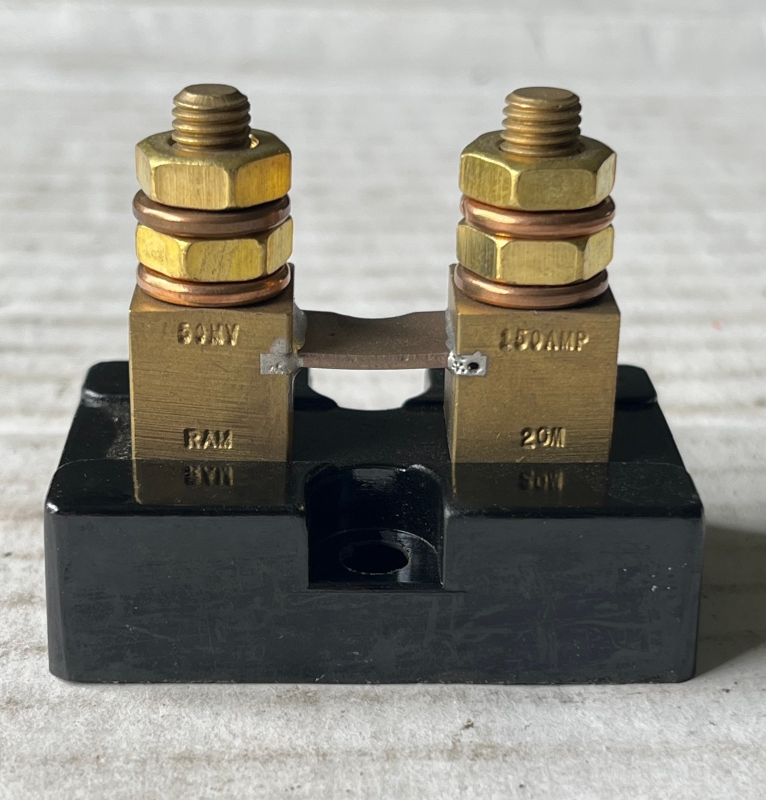 Ram 20M Miniature Current Shunt (50 mV / 150 Amps)
