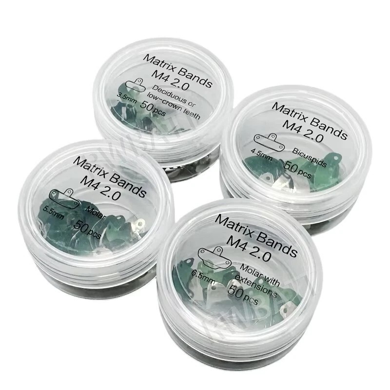 Dental Matrix Bands Ring Sectional Matrice Clamp Wedges Fit Palodent V3 System