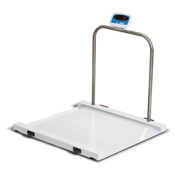 New Salter Brecknell MS1000 Bariatric Electronic Handrail Wheelchair Scale