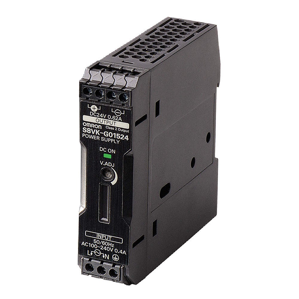 OMRON S8VK-G01524 DC Power Supply,24VDC,0.65A,50/60Hz 21XP04