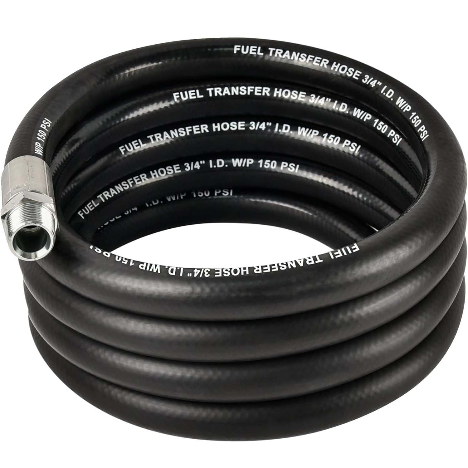 12FT 3/4IN Fuel Transfer Hose fit Gasoline Diesel Dispensing Kerosene Biodiesel