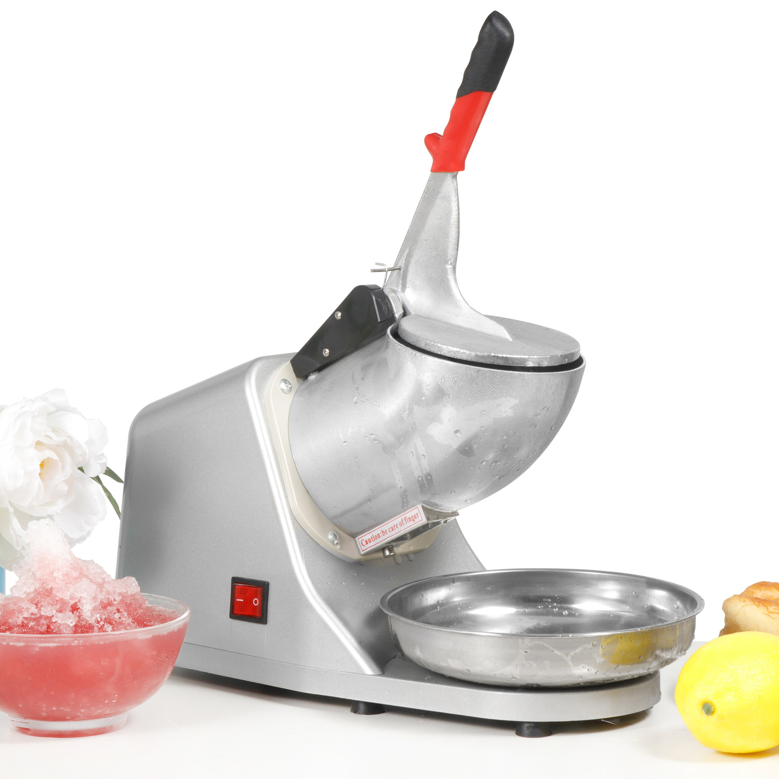 Commercial Ice Shaver Electric Snow Cone Crusher Maker Machine 143lbs 300W
