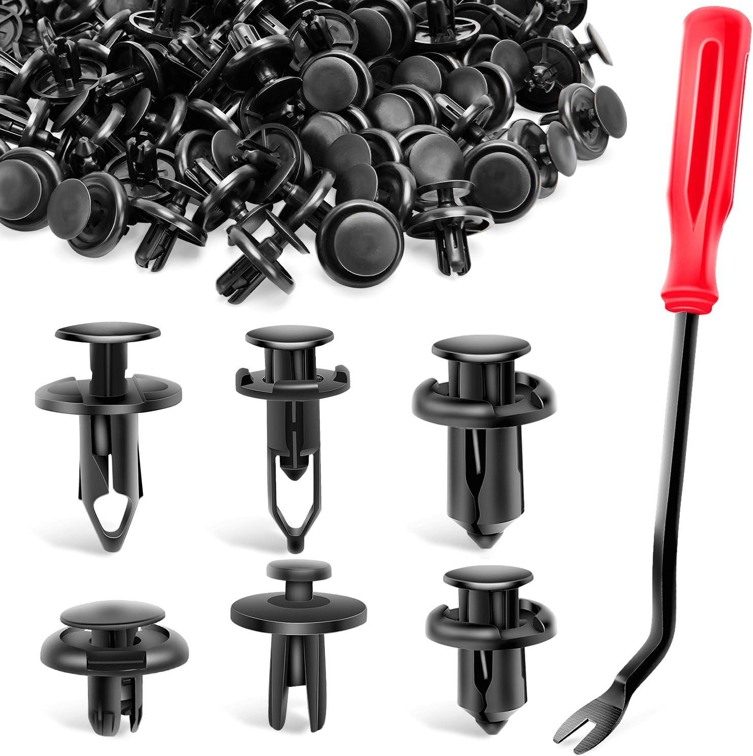 Car Retainer Clips Fastener Remover 6.3Mm 8Mm 9Mm 10Mm Expansion Screws Replacem