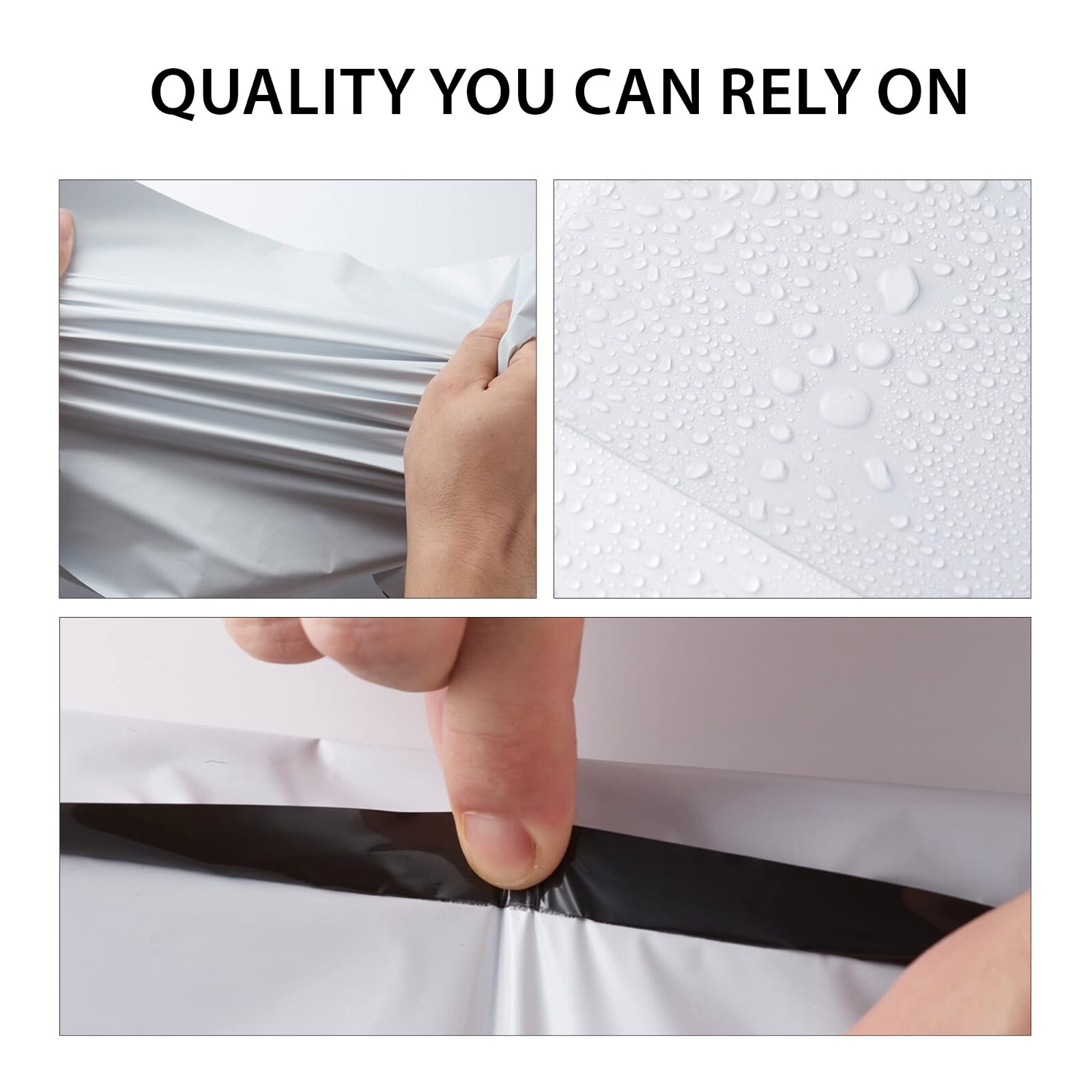 10×13 Poly Mailers Shipping Bags Envelopes White Premium Design Bag 100 To 10000