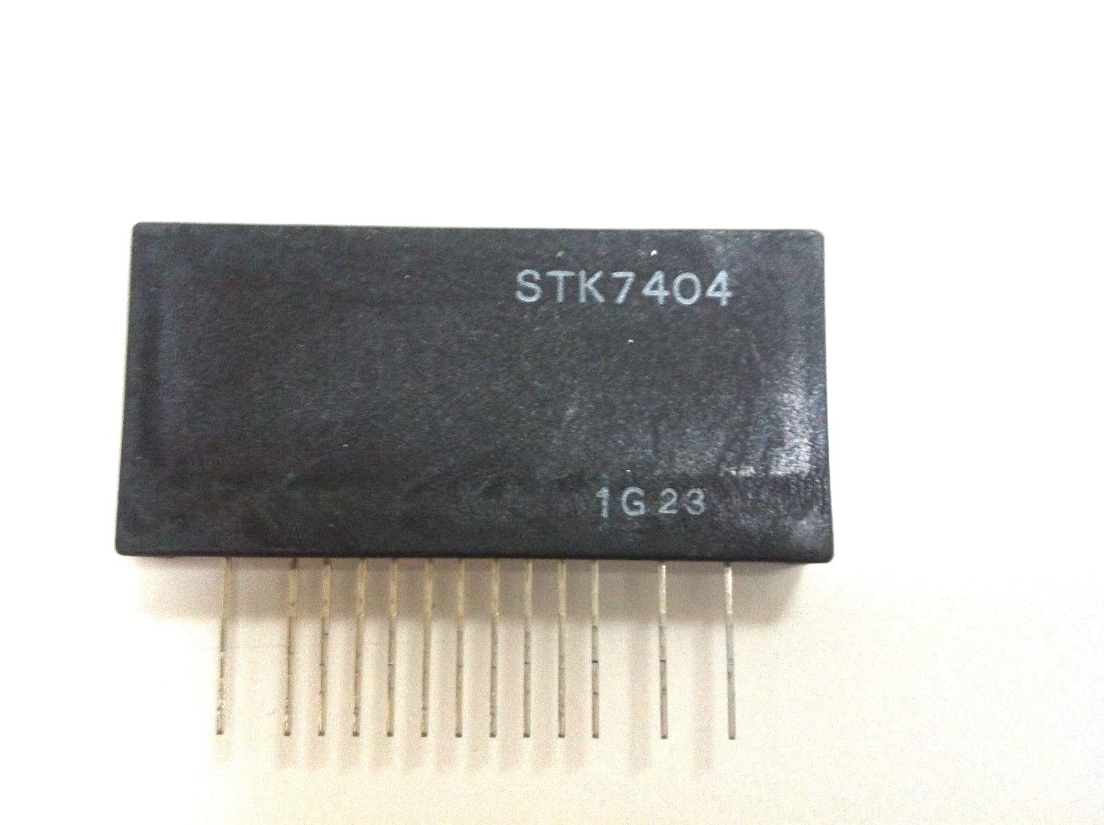 LOT OF 2 — STK7404 Switching Regulator + Heat Sink Compound Original SANYO