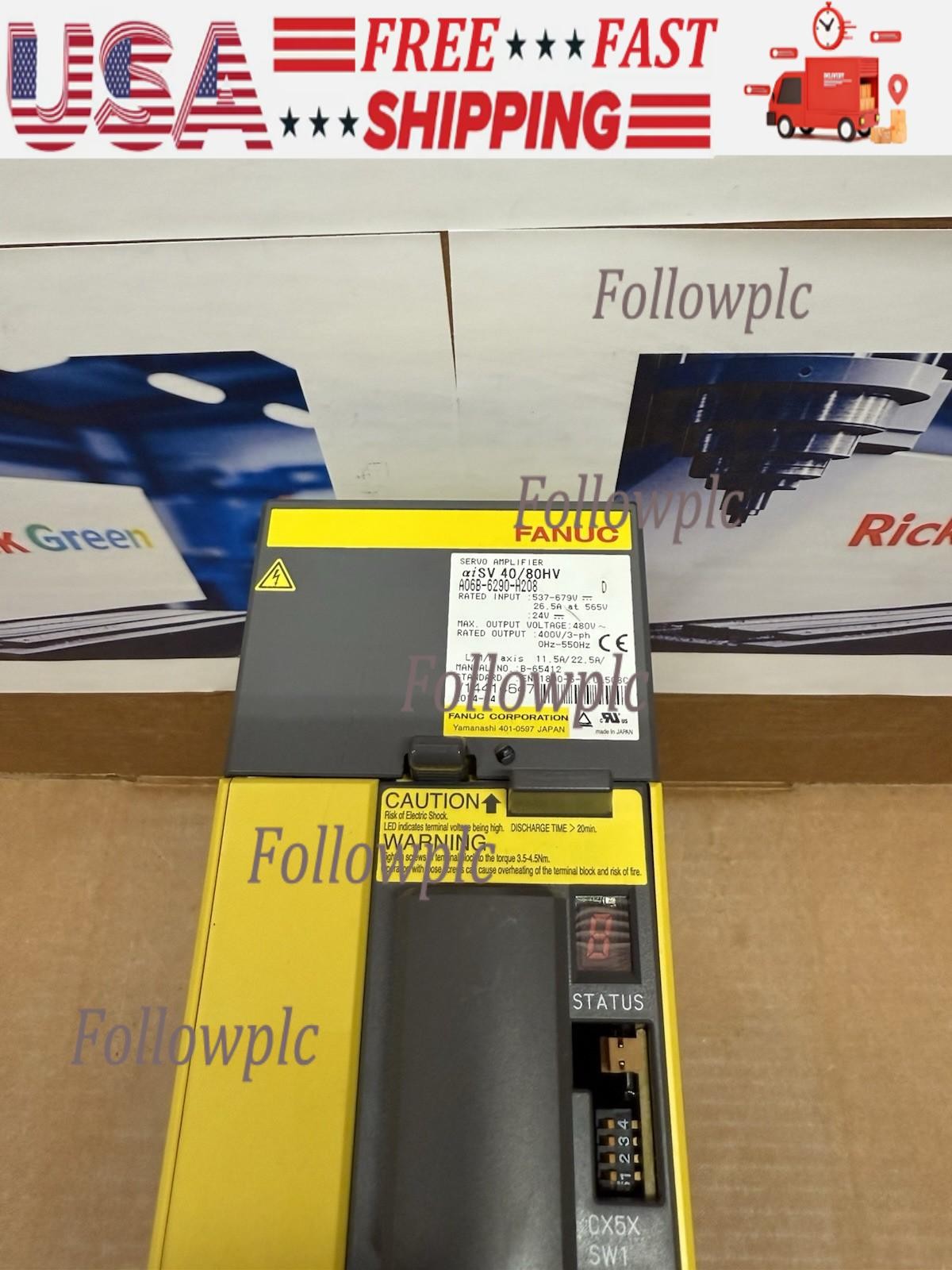 FANUC Servo Amplifier A06B-6290-H208 US Seller NDA Available 30 Days Free Return