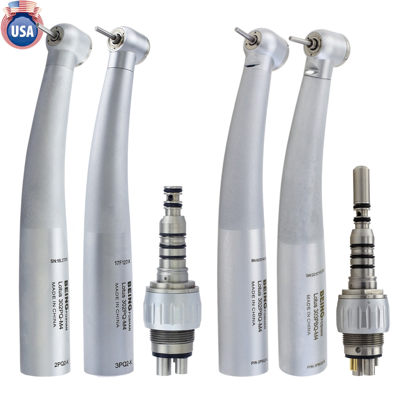 BEING Dental High Speed Turbine Fiber Optic Handpiece For KaVo MULTIflex Coupler