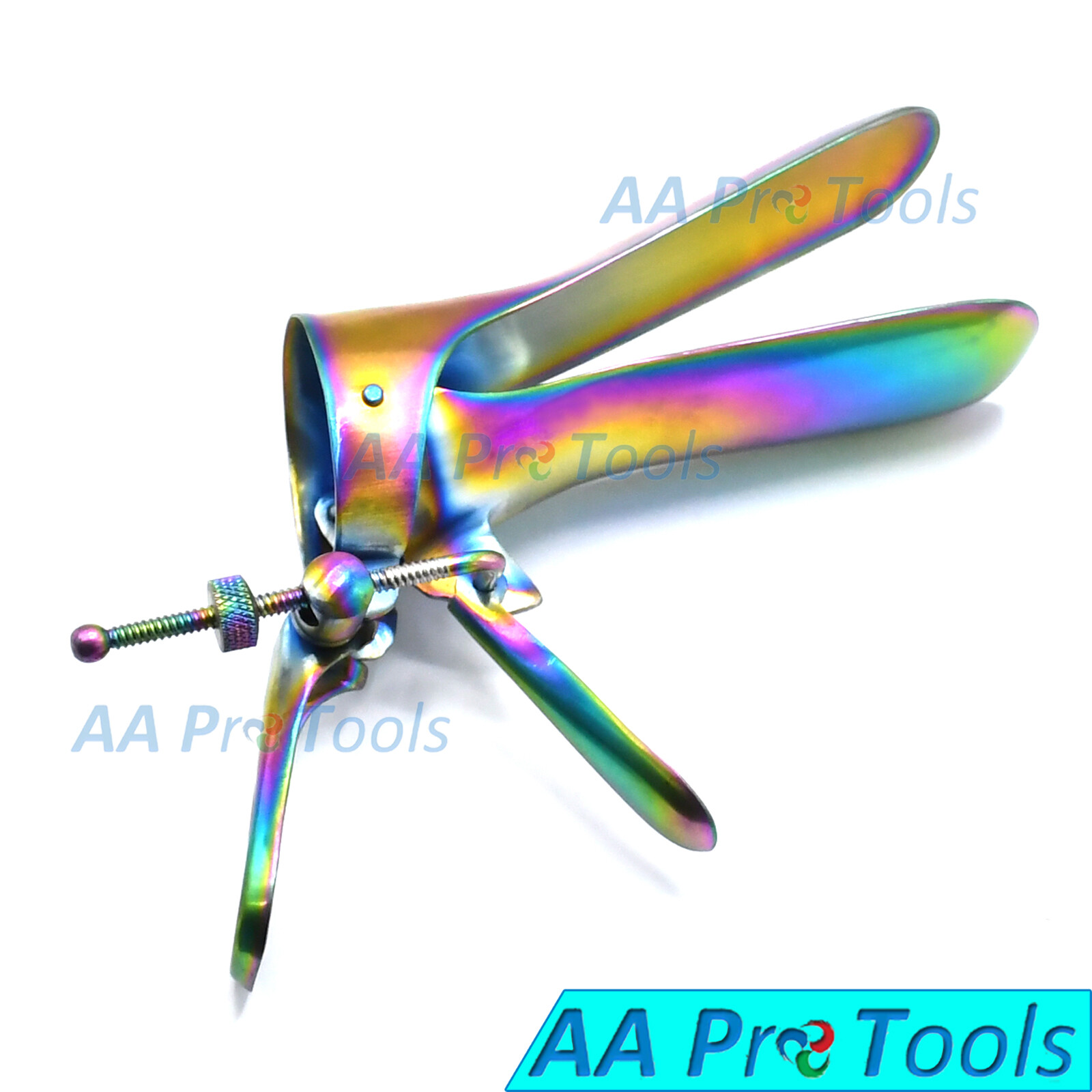Multi-Titanium Color CUSCO Anal Vaginal Dilation Speculum Large A+Quality