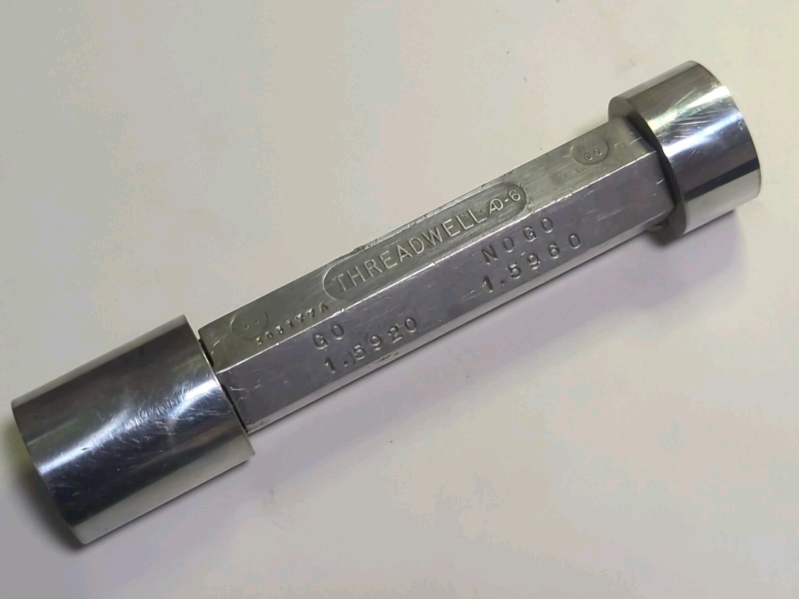 1.5920 & 1.5960″ Mounted Pin Plug Gages – Go No Go – Threadwell / Boeing Used