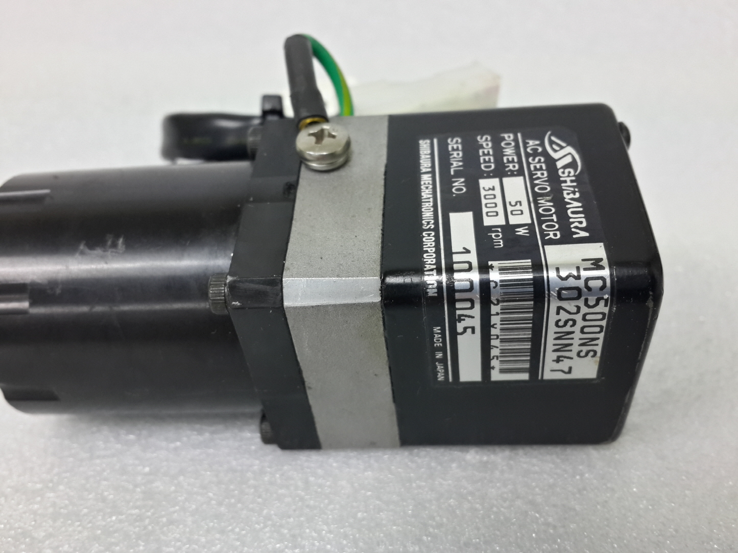 SHIBAURA AC SERVO MOTOR MC500NS 302SNN47 50W 3000rpm [2UNITS]
